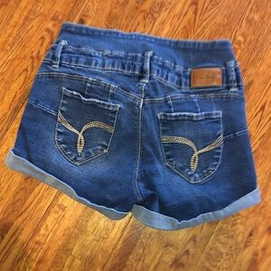 Denim short shorts size 3/26